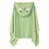 saerryor Green Dino Hooded Towel for Kids 0-4 Y, 55