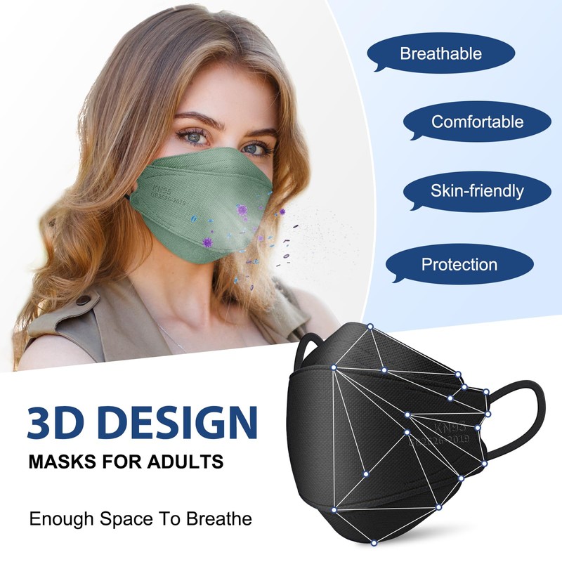 FENFEN KN95 Face Masks Disposable Adults - 50 Pack 5
