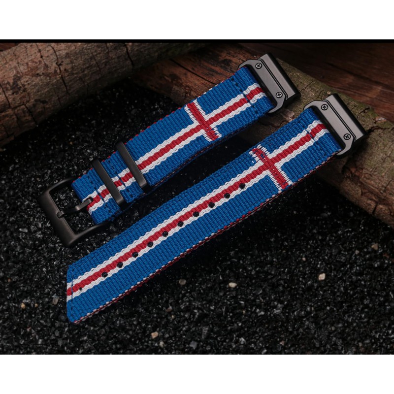 Torbollo Garmin Belt Nylon Garmin Band for Fēnix, Instinct, Approach,