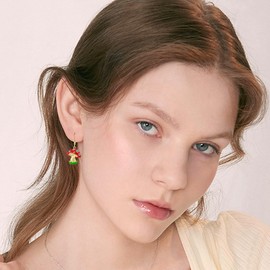 VIJASHOP Mushroom Earrings for Women Gold Plated Mushroom Evil Eye Earrings Mushroom Jewellery Gifts for Daughters Sisters