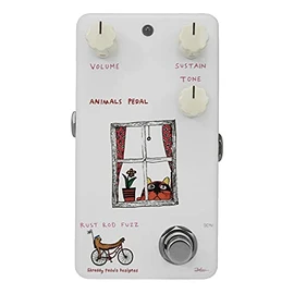 Animals Pedal Rust Rod Fuzz Rams Head Guitar Effector, Big Muff Type