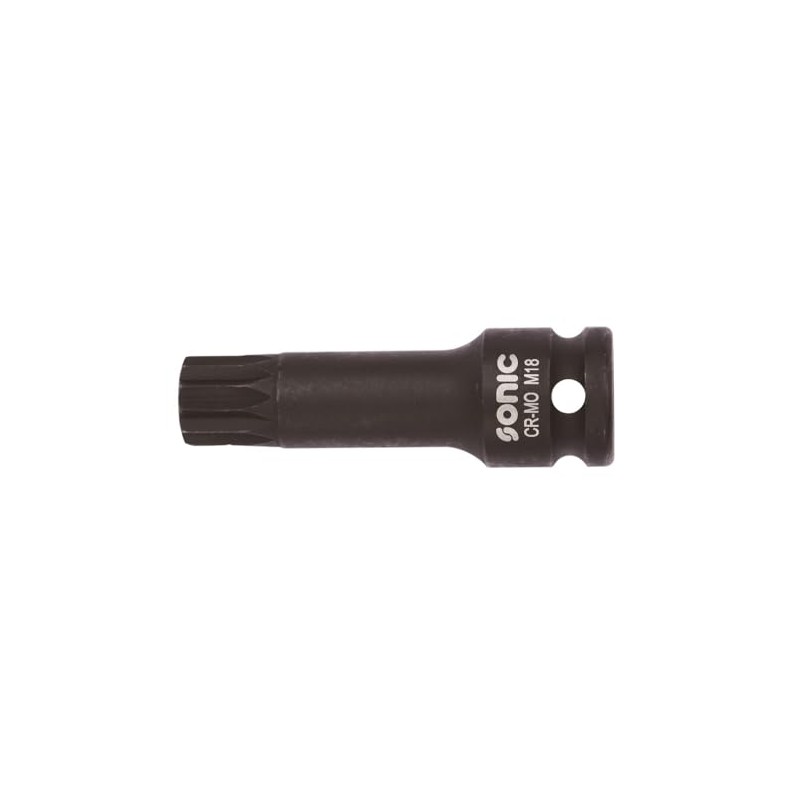 Sonic 86807818 Impact Bit Socket XZN M18, 78 mm, 1/2-inch