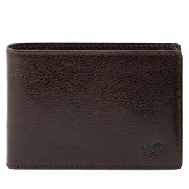BRAUN BÜFFEL - Small RFID Wallet Arezzo - 4 Card Slots Made of Genuine Cowhide Leather Simple Design - Elegant Black, brown, Classic