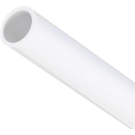 MACHSWON PVC Pipe 8mm ID 10mm OD 350mm Length Round Plastic Rigid Tubing High Impact for Drain Pipe Cable Sleeve(White)