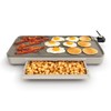 bella 12" x 22" Electric Griddle with Warming Tray, EverGood™