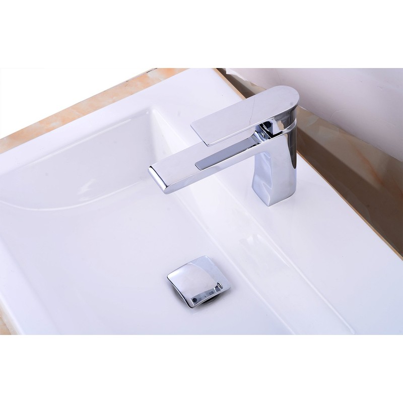 MissMin Square pop up drain without overflow chrome for risen