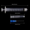 20 Pack 3ml/cc with 23g x 25mm, Plastic Measuring Tool