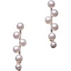 VIRINA Women's Pierced Earrings, Pearl, Office, 16K Gold, Pearl Beads,