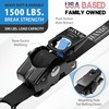 HANDT Retractable Ratchet Straps (2PK) 1in x 6ft - 1,500lb