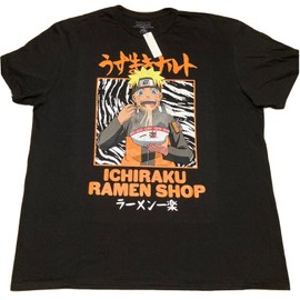 Naruto Shippuden Anime T Shirt Ichiraku Ramen Shop Size 2XL