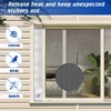 Wintcomfort Portable AC Window Seal Kit with Leaf Screen, Drawstring