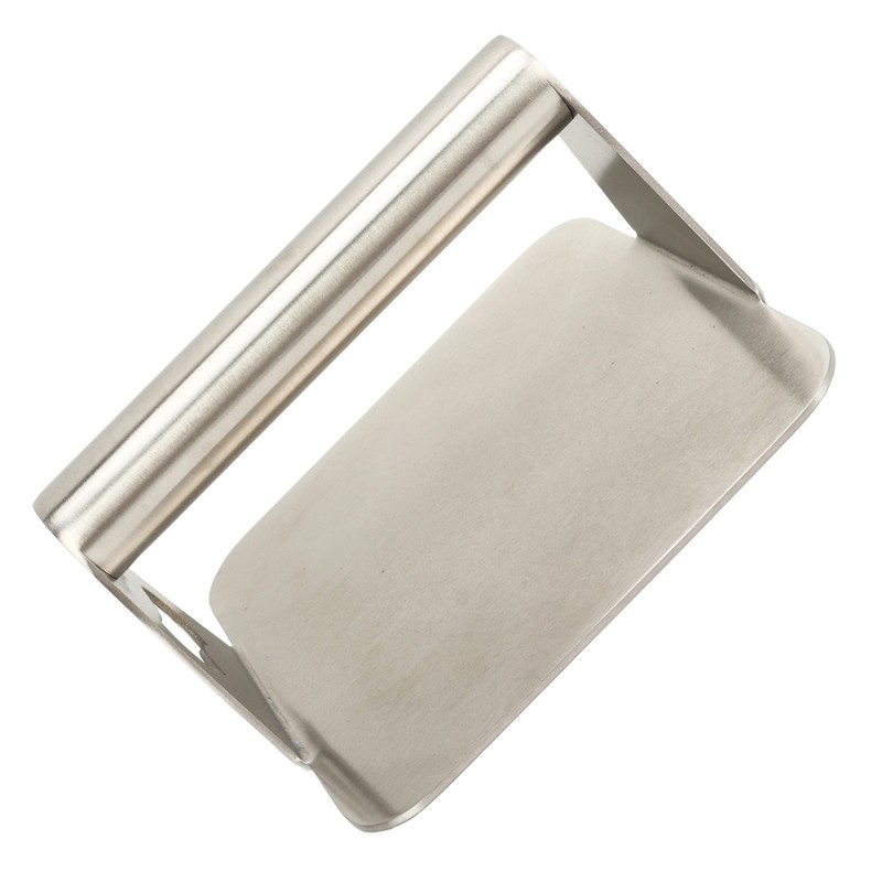 Burger Press Rectangular 304 Stainless Steel Burger Smasher Non Stick