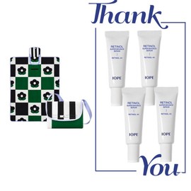 IOPE 헤라 스프링 피크닉 매트 + 아이오페 레티놀 슈퍼 바운스 세럼 40ml(10ml x 4개입) 세트 HERA Spring Picnic Mat + Iope Retinol Super Bounce Serum 40ml (4 x 10ml) Set