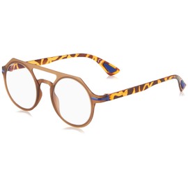 AirDP Style Men's Mosè Sunglasses, C2 Soft Touch Crystal Brown