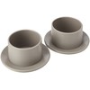 Merriway® BH01572 (2 Pcs) Kingston King Size Castor Cups, Fits