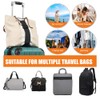 4 PCS Luggage Straps,Adjustable Belts,Suitcase Elastic Strap Belt,Elastic Strap,Bag Fastening