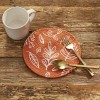 Park Designs Leaf Round Sienna White TRIVET 8" Round Natural