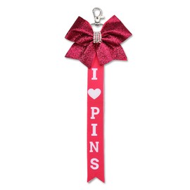 Cheer Bow Keychain for Backpack Cheer Ribbons for Cheerleaders Keychain Cheer Stuff for Backpack Cheer Bag Accessories for Women Cheer Ribbon Pins with Bowknot Bow Keyring for Women Cheerleader Gifts