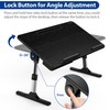 Besign LT05 Adjustable Laptop Table, Lap Desk, Portable Standing Bed