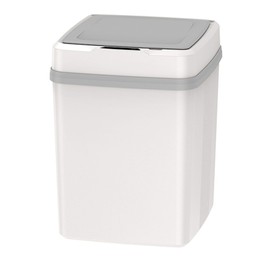 Automatic Trash Can Touchless Quiet Large Capacity Motion Sensor Waste Bin with Lid for Bathroom Kitchen Living Room