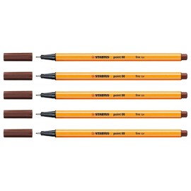 Fineliner STABILO Point 88 Single Pen (Available in 21 Different Colours)