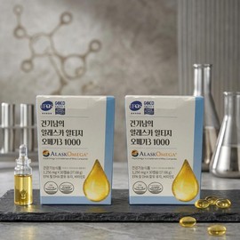 Jeombbang Partner Healthy Nam Omega 3 Healthy Boy Alaska Altige Omega 3 30 capsules, 3 pieces / 건기남 오메가3 건기남 알래스카 알티지 오메가3 30캡슐, 3개