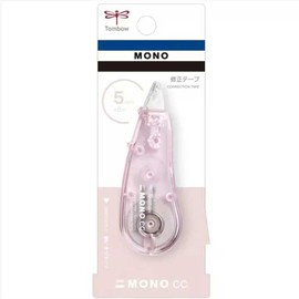 Tombow CT-CC5C82 Pencil Correction Tape Mono CC 0.2 in (5 mm) Width x 6 m Soft Pink