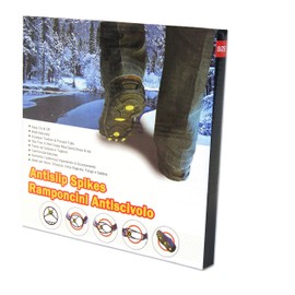 Second Chance Traction Aid Snow Grips - Black, Large (Size 8 - 13)