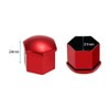 Shiwaki 20pcs 21mm Nut Caps with Removal Tool Wheel Nut
