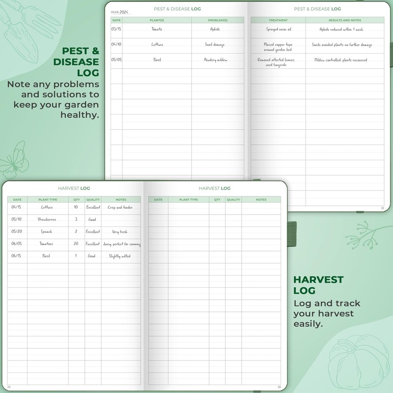 Clever Fox Gardener’s Journal – Guided Gardening Notebook to Plant