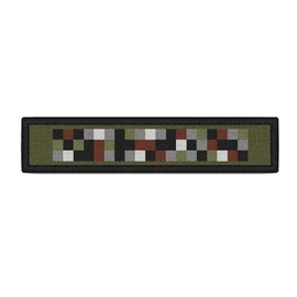 Copytec #41543 Name Plate Pixel Pixelated German Army Olive
