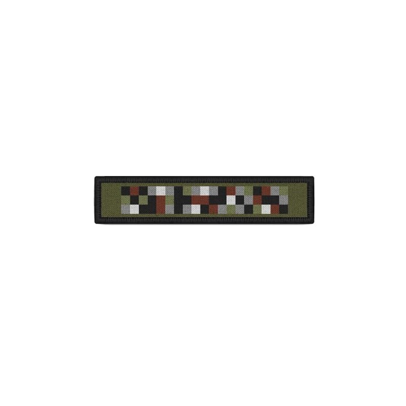 Copytec #41543 Name Plate Pixel Pixelated German Army Olive