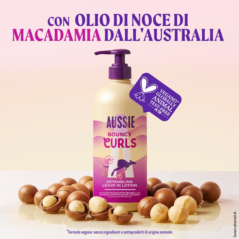 Lozione Districante Senza Risciacquo Aussie Bouncy Curls 235ml. Dona Morbidezza,