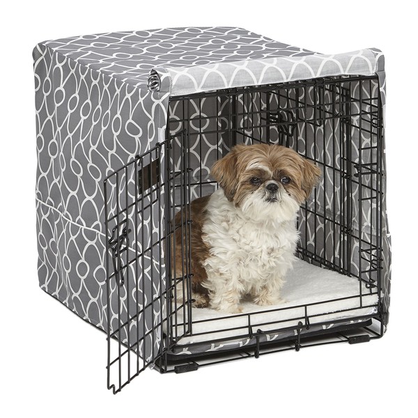 MidWest Homes for Pets Dog Crate Cover, Privacy Dog Crate Cover Fits MidWest Dog Crates, Machine Wash & Dry (Cover Only)