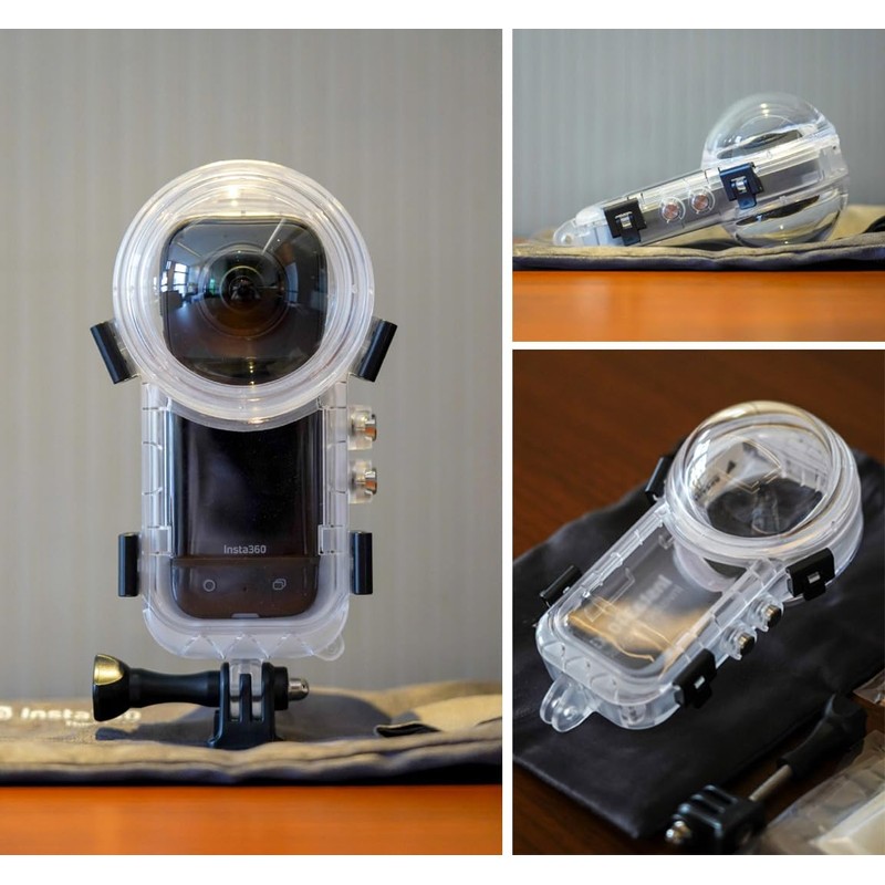 MAXOLA Waterproof Case for Insta360 X5, Diving Case, X5 Submersible
