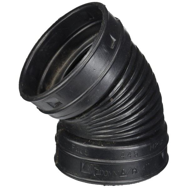 Mutual Industries 42-45-4 Single Wall 45 Degree Elbow, 4"