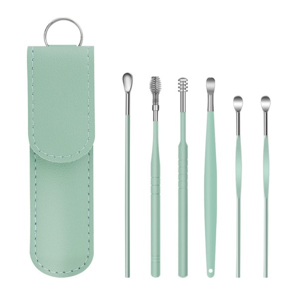 6PCS Earwax Removal Kit Ear Pick Earwax Remover Ear Spoon