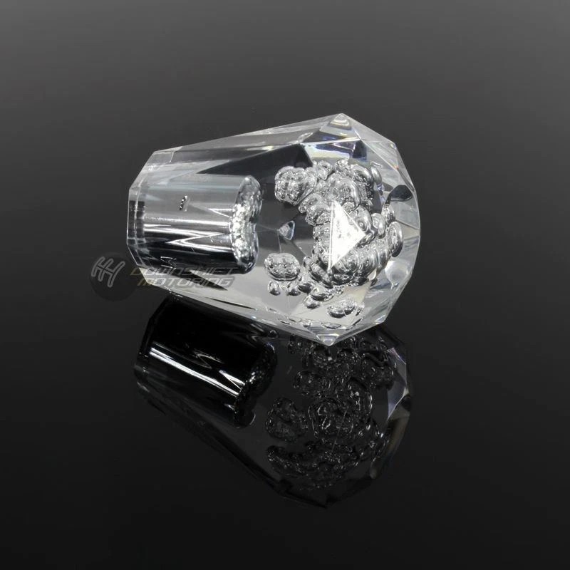 Clear Transparent Shift Knob Replacement JDM JDM Universal VIP Diamond