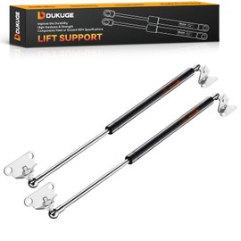 Dukuge 15 inch 45lb Gas Struts Spring Shocks, Gas Lift Struts 15 inch with Mounting Brackets for Truck Tool Box Lid, Truck Cap Window, Floor Hatch, Boat Cover, RV Bed Storage, 2 Pcs