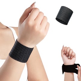 Wrist Supporter, Tendon Sheath, Joint Stabilization, Segment Type, Compression Fixed Wrist Supporter, Ultra Thin, Lightweight, Sweat Absorbent, Quick Drying, Sports, Housework, Nursing, Computer/Smartphone Operation, Unisex (1, Black, M)