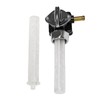 Zieichy Fuel Valve Petcock with Male Thread Compatible with Harley