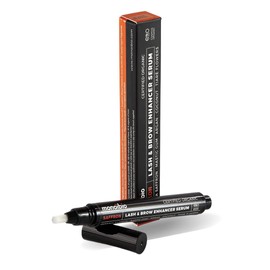 Monoibio Safron Cosmos Organic Lash Eyelash Serum & Eyebrow Serum Eyelash Booster for Long, Density and Beautiful Eyelashes, Vegan Lash & Brow Eyelash Care, 2.8 ml