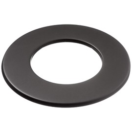 Kamino-Flam Ø 120 mm Steel Rosette Collar, Heat Resistant Senotherm Coating Chimney Rosette, Stove Pipe Rosette, Pipe Collar for Wood Burning Stoves, Fireplace Rosette EN 1856-2 Standard, Black