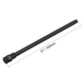 uxcell 1/2" Drive x T60 Torx Bit Socket, S2 Steel Bits, Cr-Mo Sockets 12" Length (For Hand Use Only)