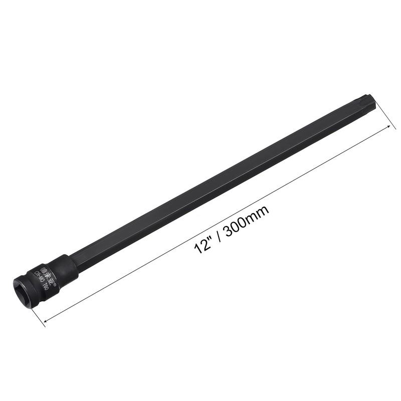 uxcell 1/2" Drive x T60 Torx Bit Socket, S2 Steel