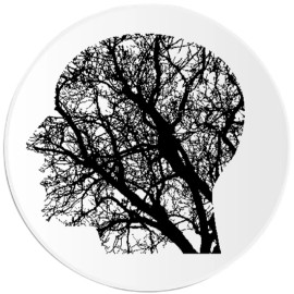 Kiwi Gifts Tree Nature Filled Head - 10 Pack Circle Stickers 3 Inch