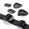 CooBigo 6 Pcs Ladder Slider Buckles+6 Pcs Tri glide Slider