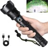 Rechargeable Flashlights 90,000 Lumens, Super Bright LED Flashlight High Lumens