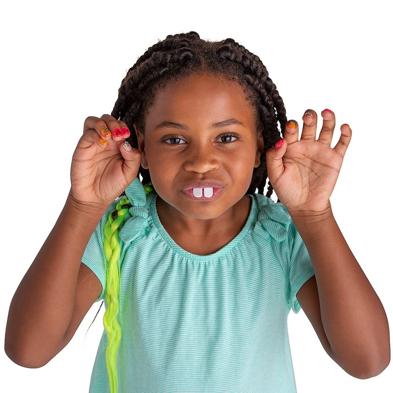 Fun Express Easter Bunny Teeth, BPA Free Plastic, Easter Party