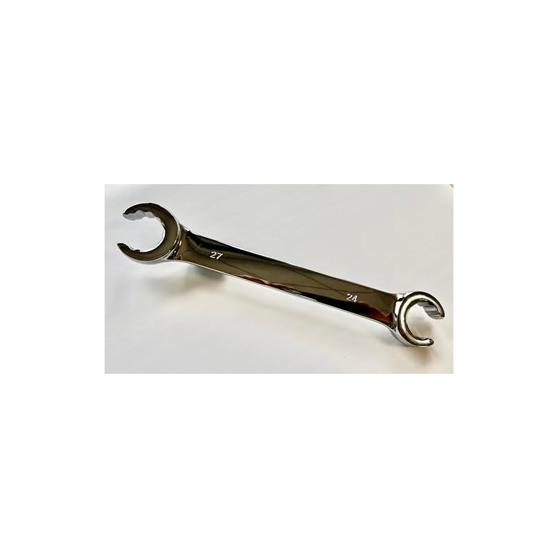 Underfloor Heating Manifold Spanner, 27/24mm Double-Ended, for Flow Meter and